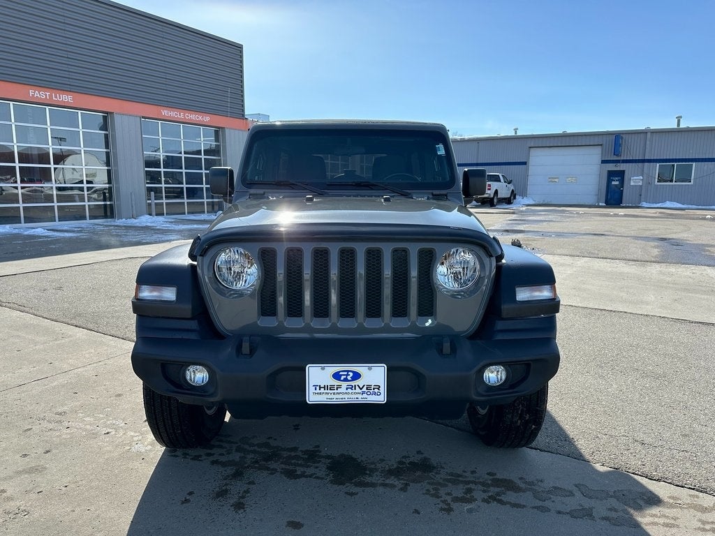 Used 2020 Jeep Wrangler Unlimited Sport S with VIN 1C4HJXDG4LW167737 for sale in Thief River Falls, Minnesota