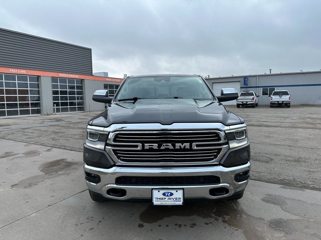 Used 2021 RAM Ram 1500 Pickup Laramie with VIN 1C6SRFJT4MN519143 for sale in Thief River Falls, Minnesota