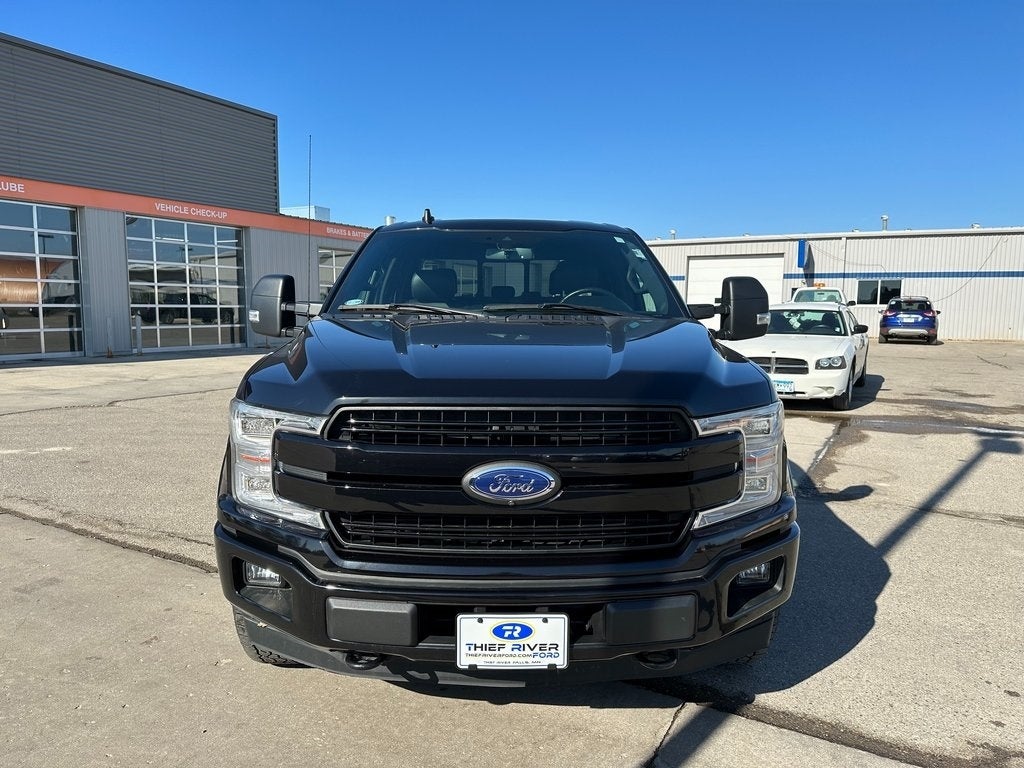 Used 2019 Ford F-150 Lariat with VIN 1FTFW1E42KKE71536 for sale in Thief River Falls, Minnesota