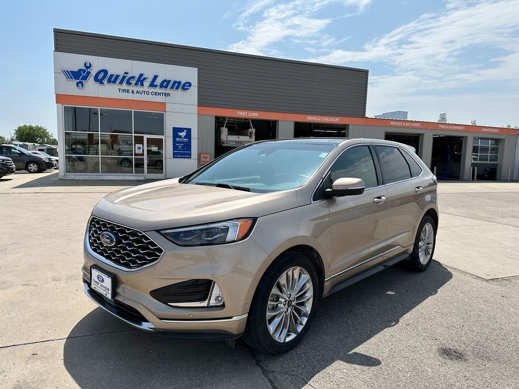 Used 2020 Ford Edge Titanium with VIN 2FMPK4K92LBA35956 for sale in Thief River Falls, Minnesota