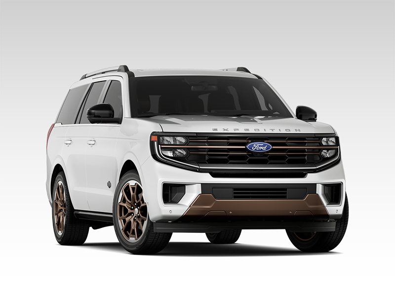 Front three-quarter view of a 2025 Ford Expedition® King Ranch® SUV